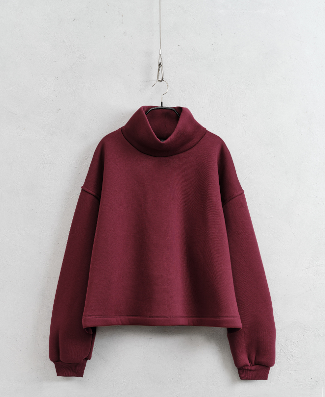 Sudadera Simple Cisne Burdeos LUMINA