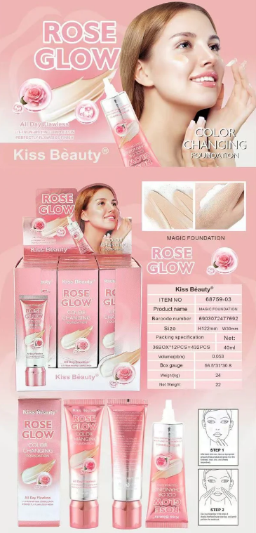 Base Rose Glow - Kiss Beauty