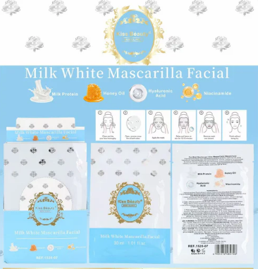 Mascarilla Facial Milk White