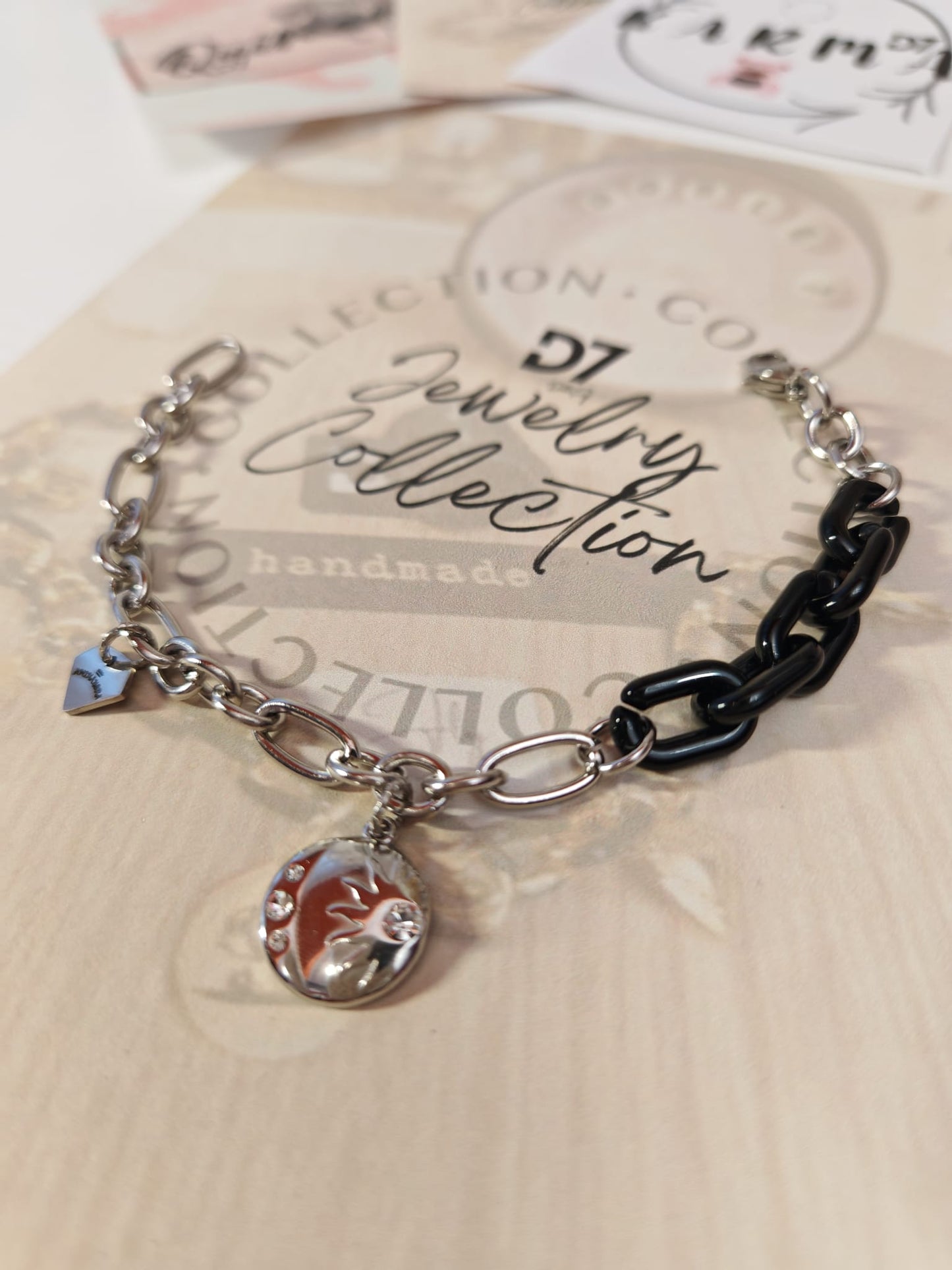 Pulsera Ónix Plata