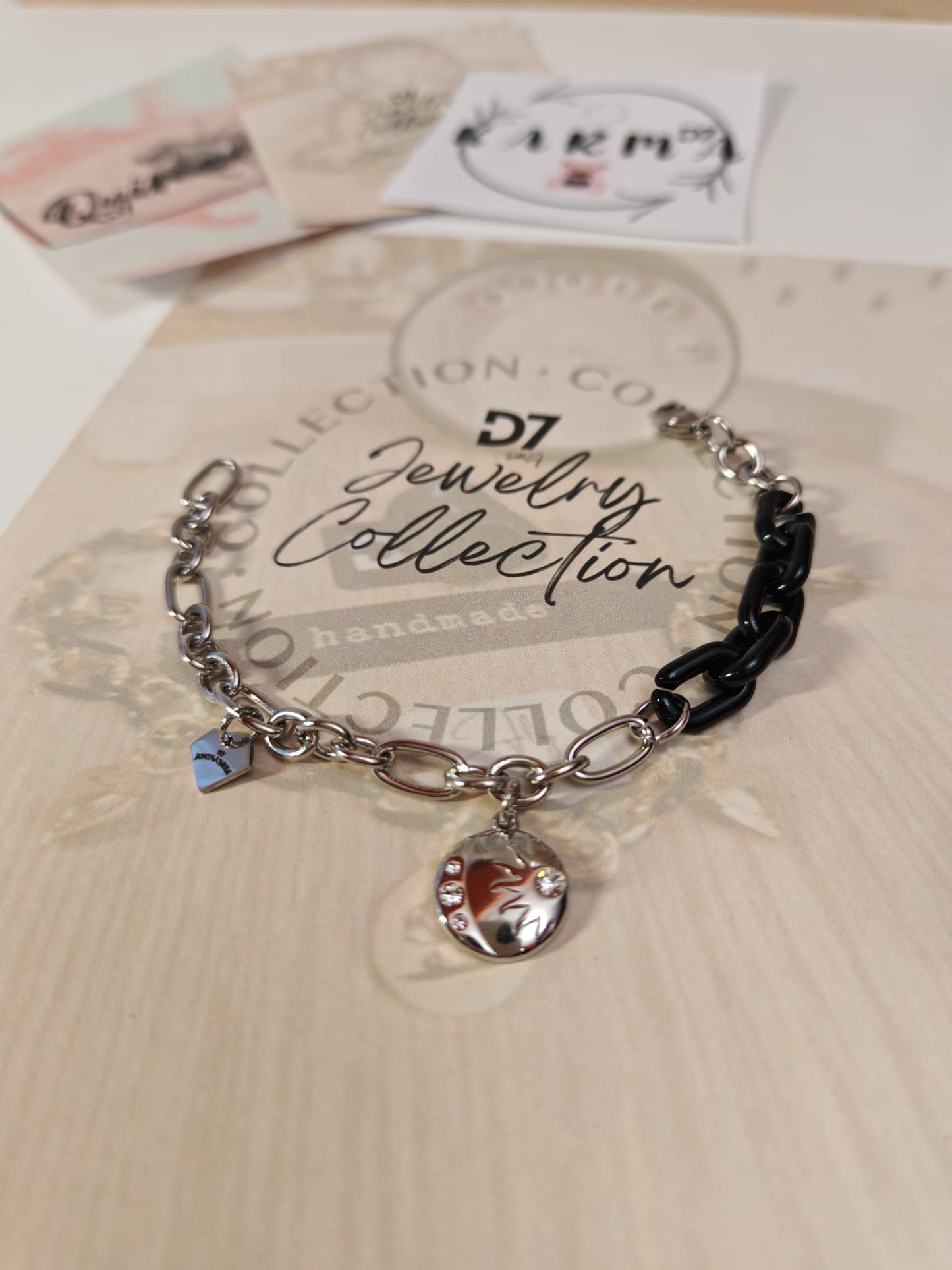 Pulsera Ónix Plata