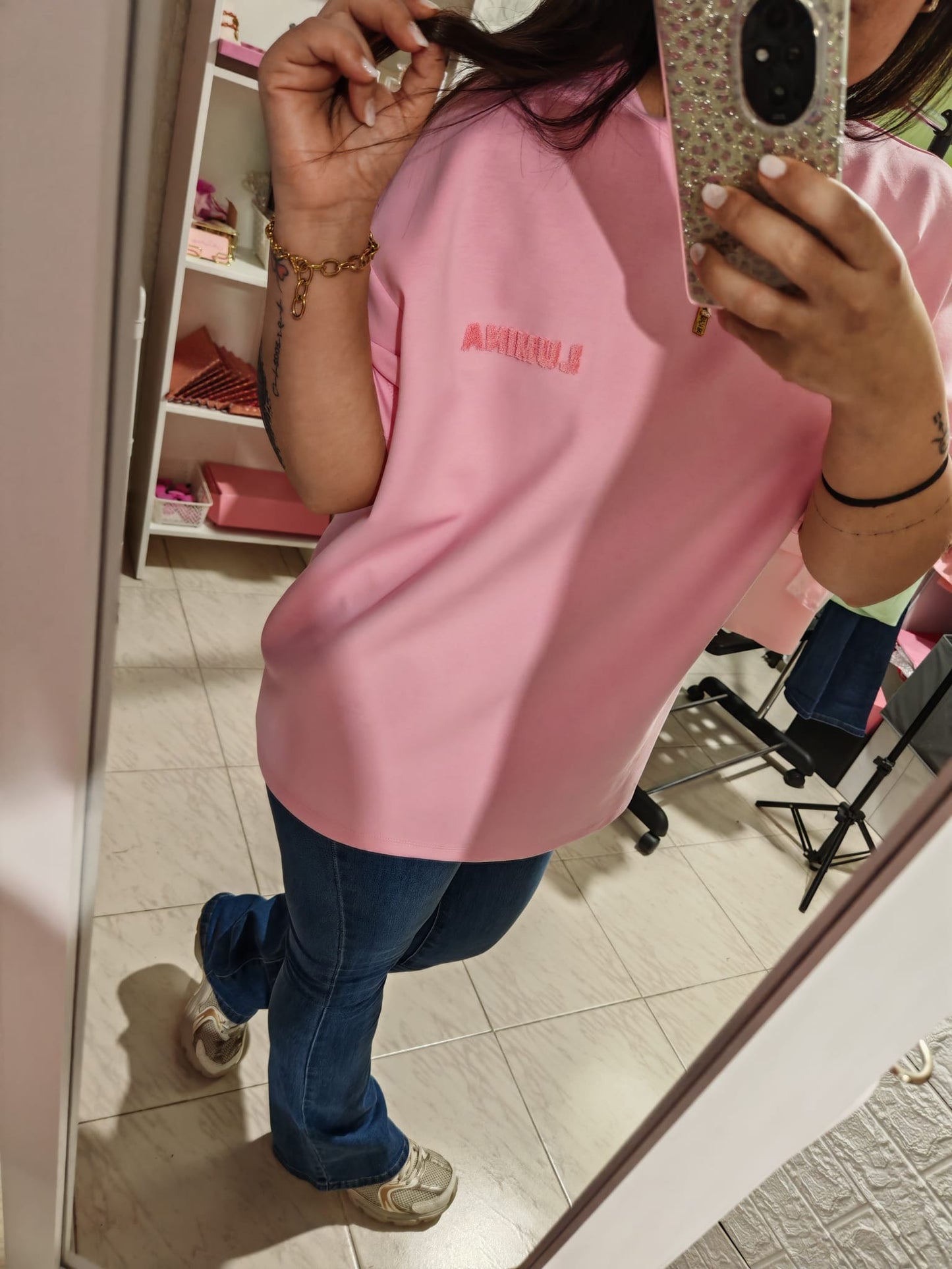 Camiseta Logo Rosa LUM