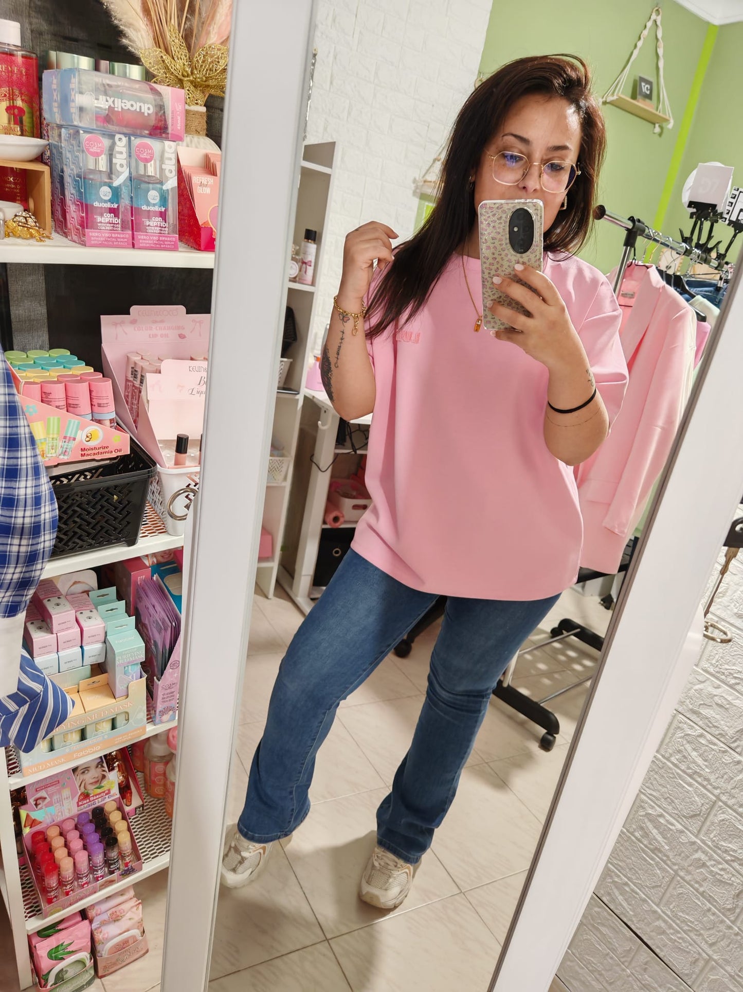 Camiseta Logo Rosa LUM
