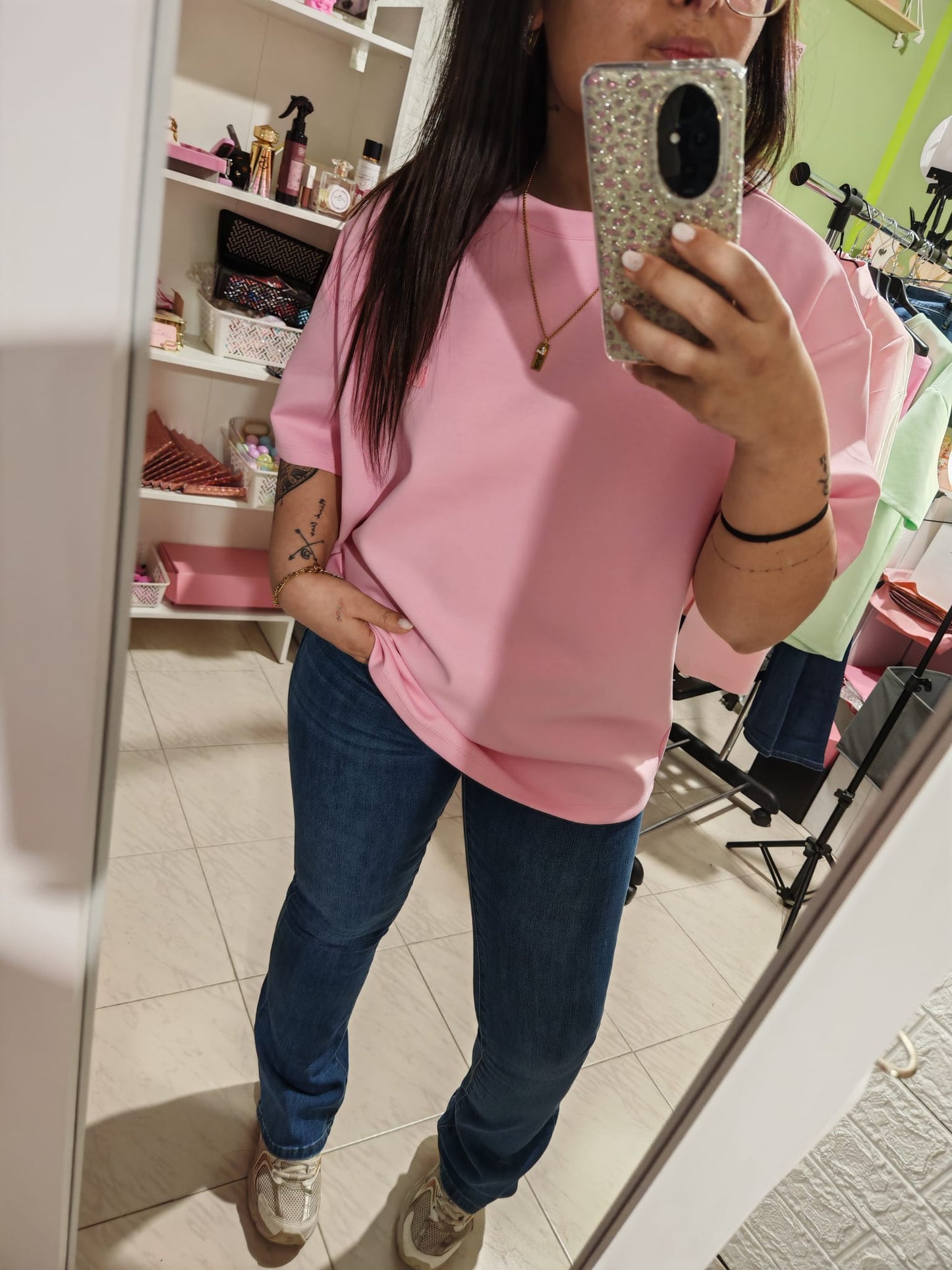 Camiseta Logo Rosa LUM