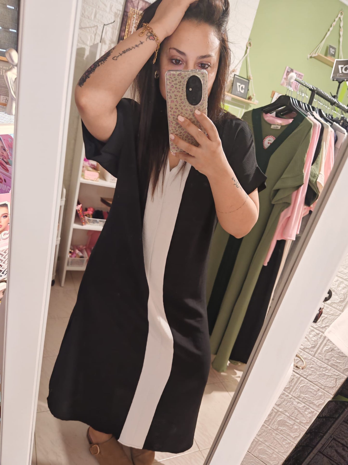 Vestido Kaftán Grecia Negro