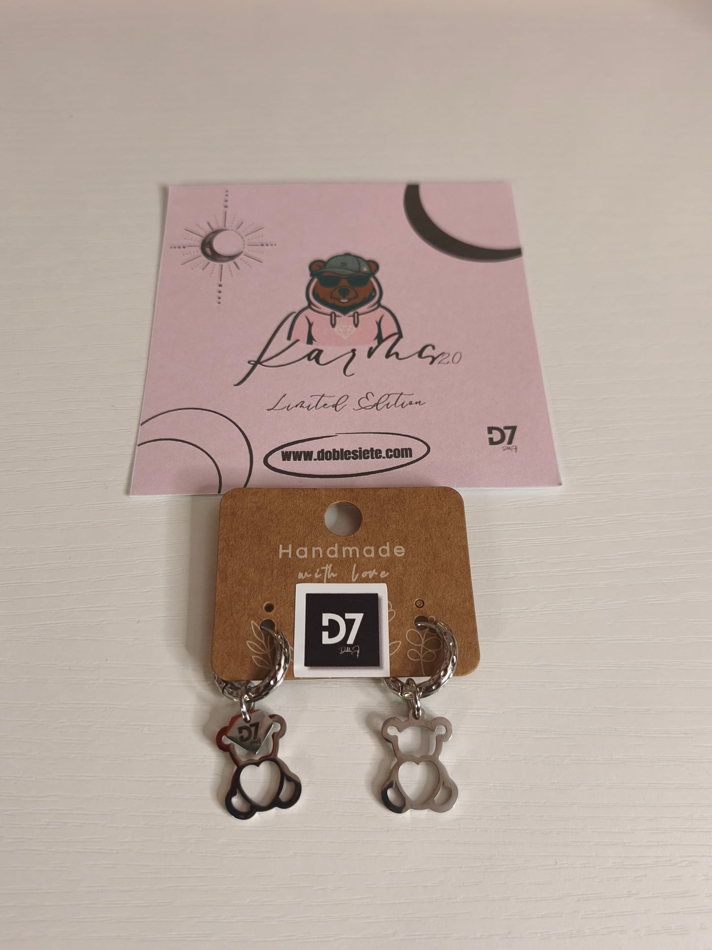 Pendientes Karma 2.0. Plata D7