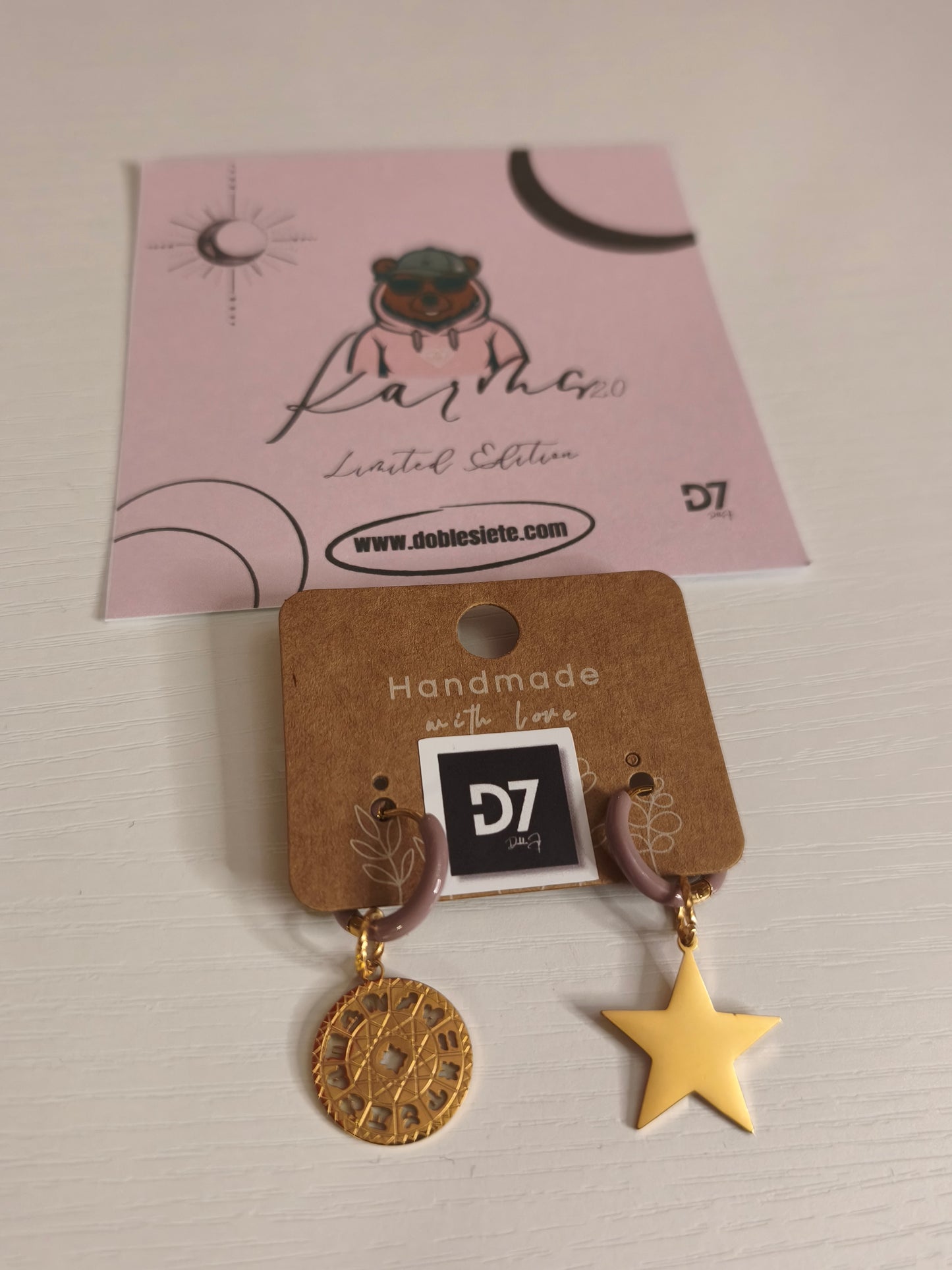 Pendientes Eclipse Karma 2.0. Oro