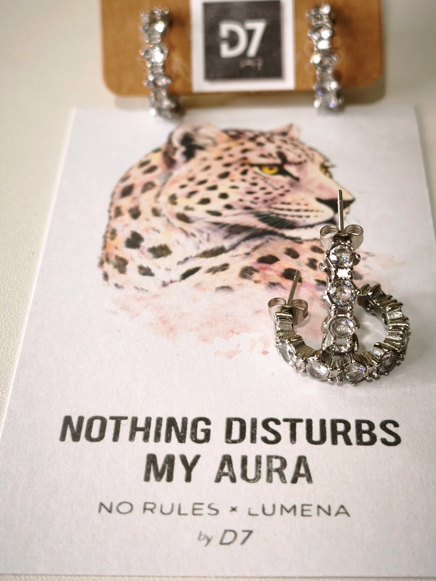 Pendientes Power Plata - NR x Lúmena