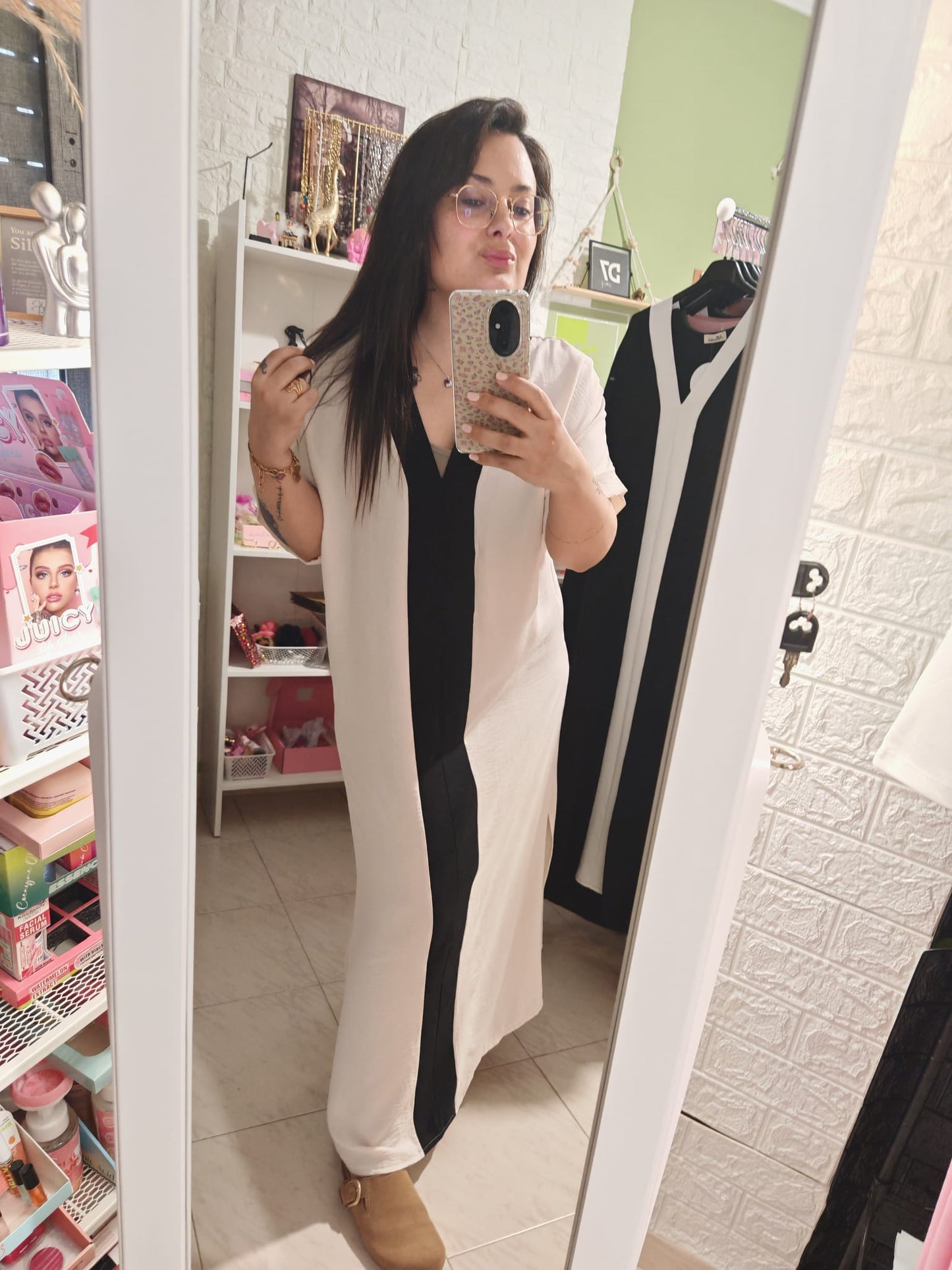 Vestido Kaftán Grecia Beige
