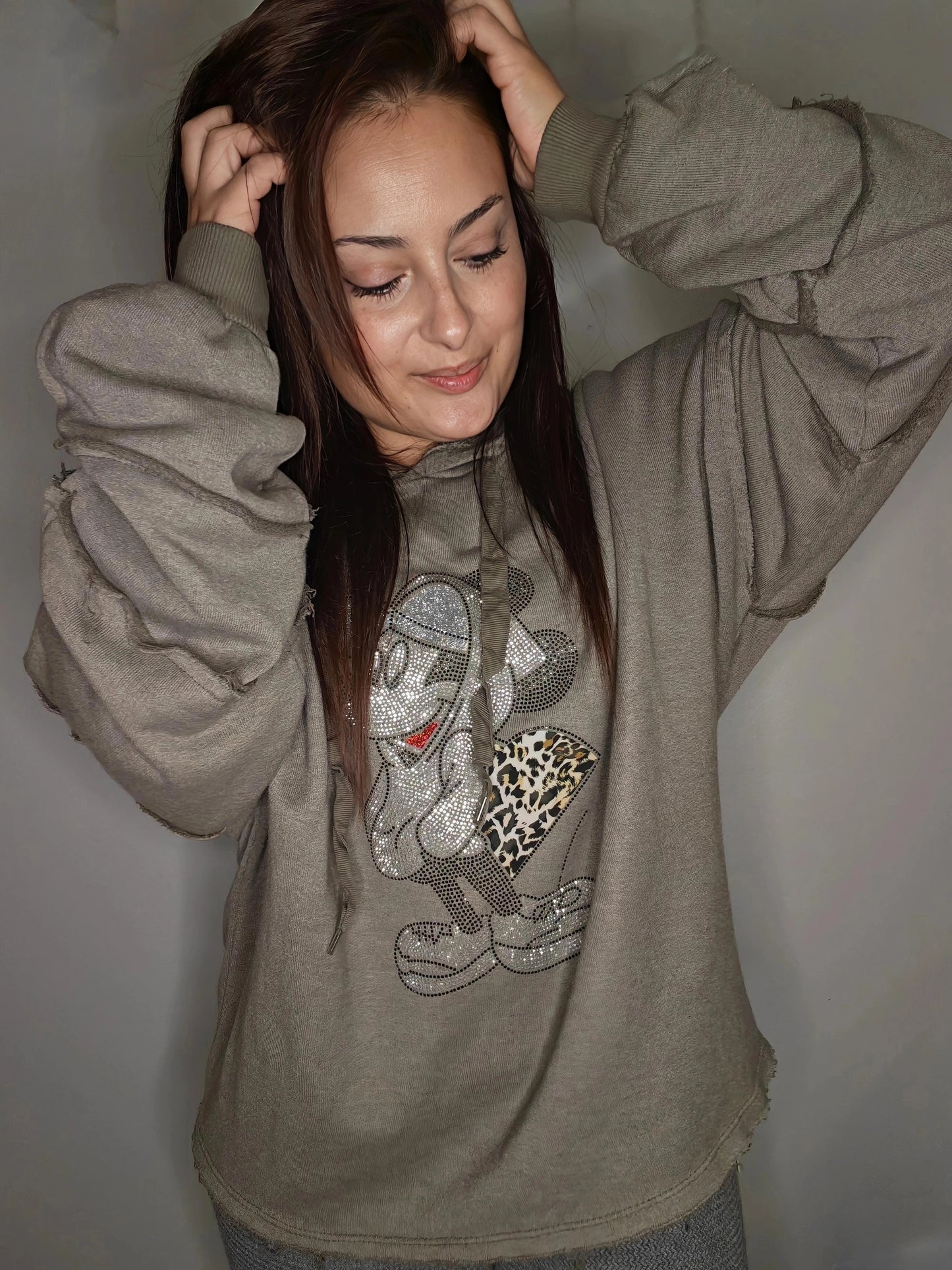 Sudadera Strass Minnie