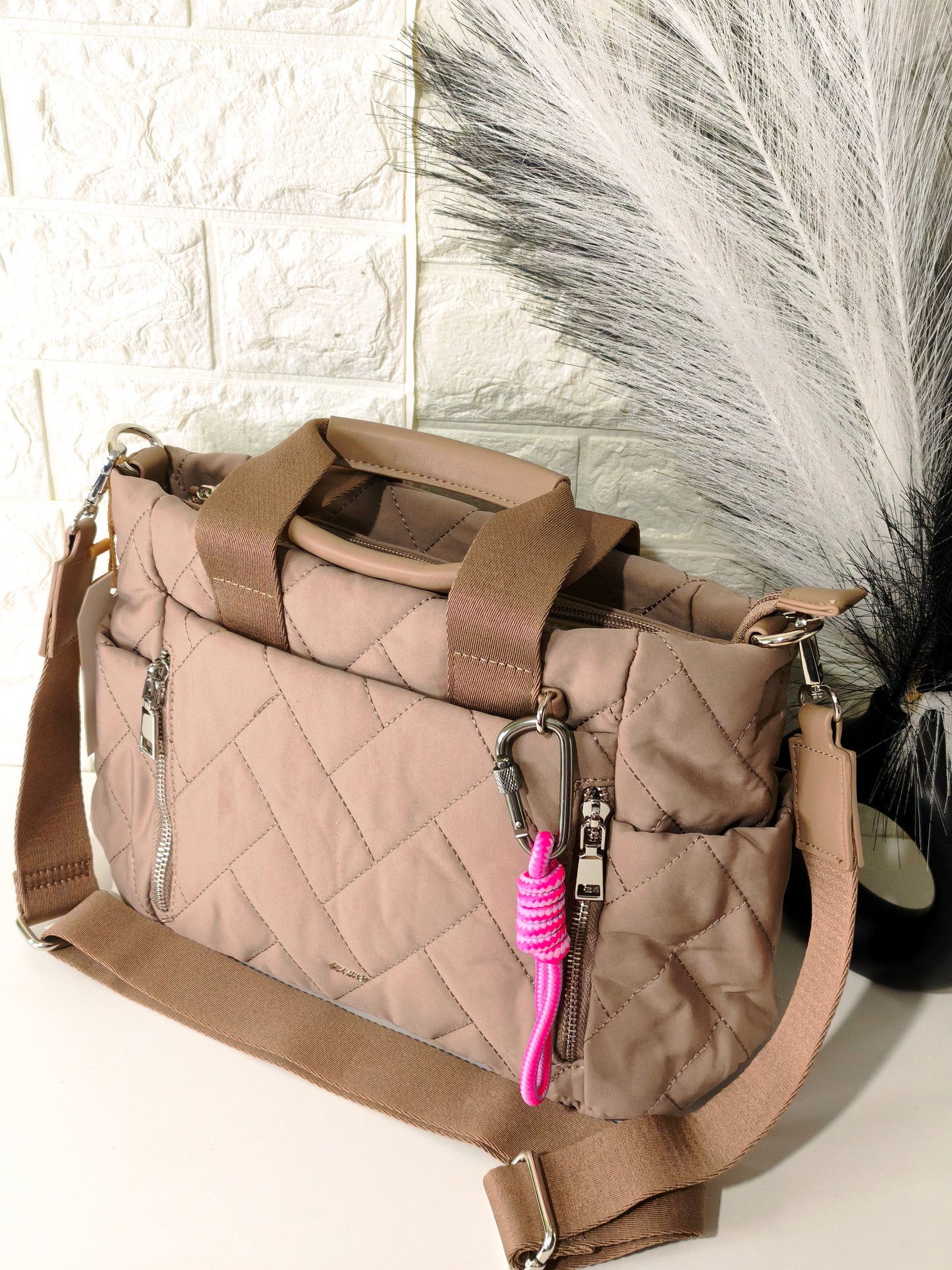 Bolso Nylon Mosaico ALBARICOQUE