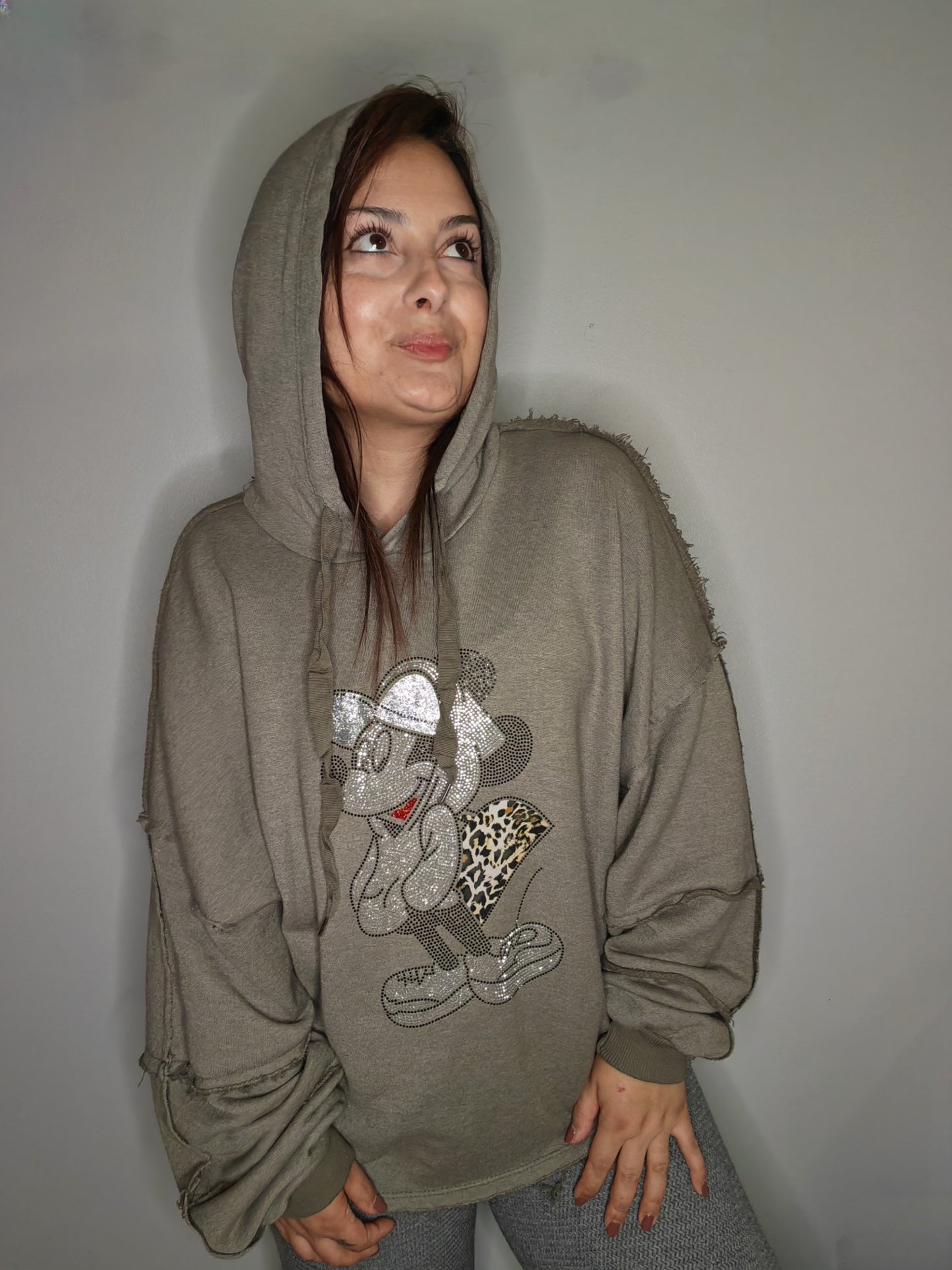 Sudadera Strass Minnie