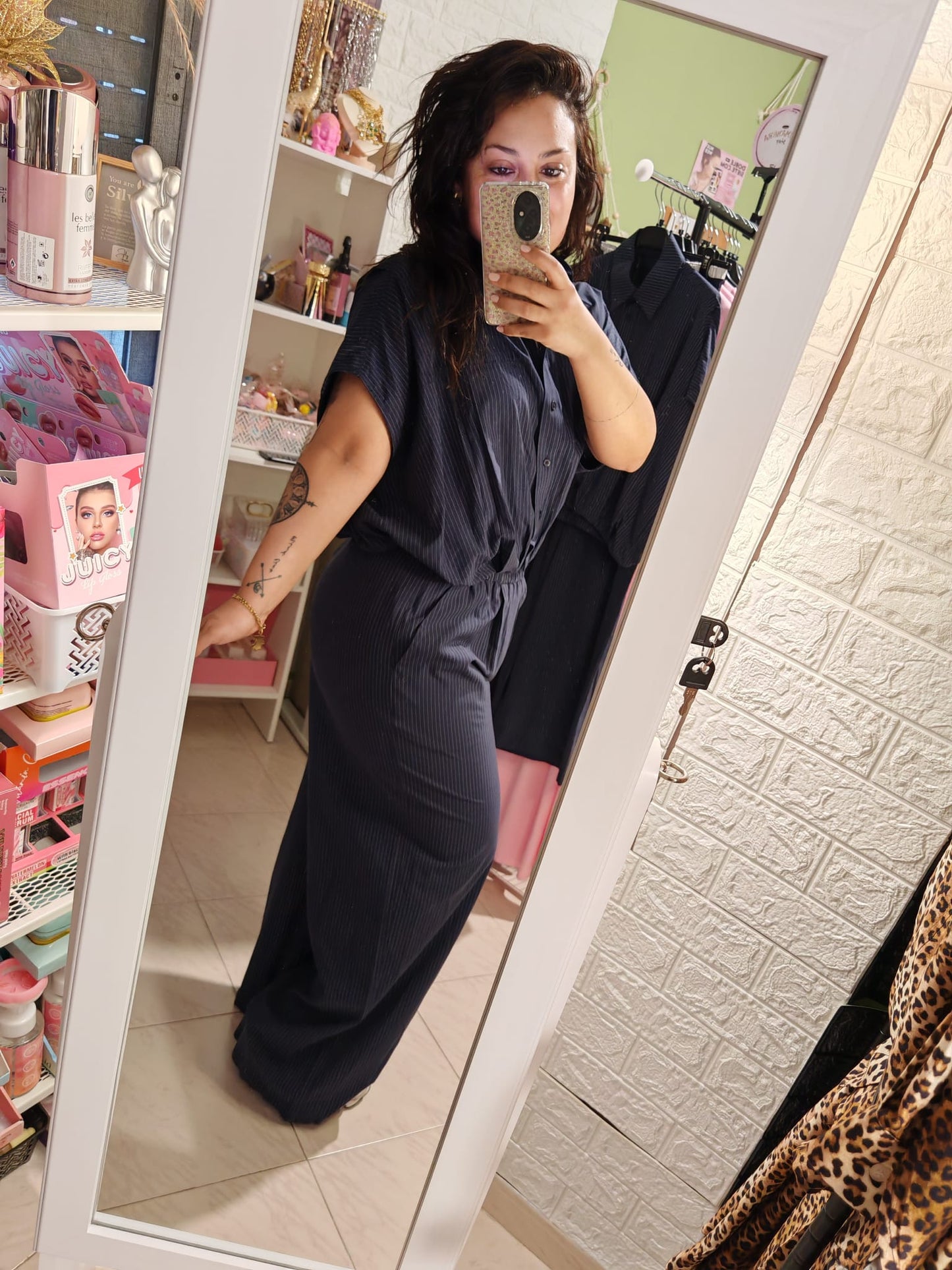 Blusa Manga Corta Marino Lum