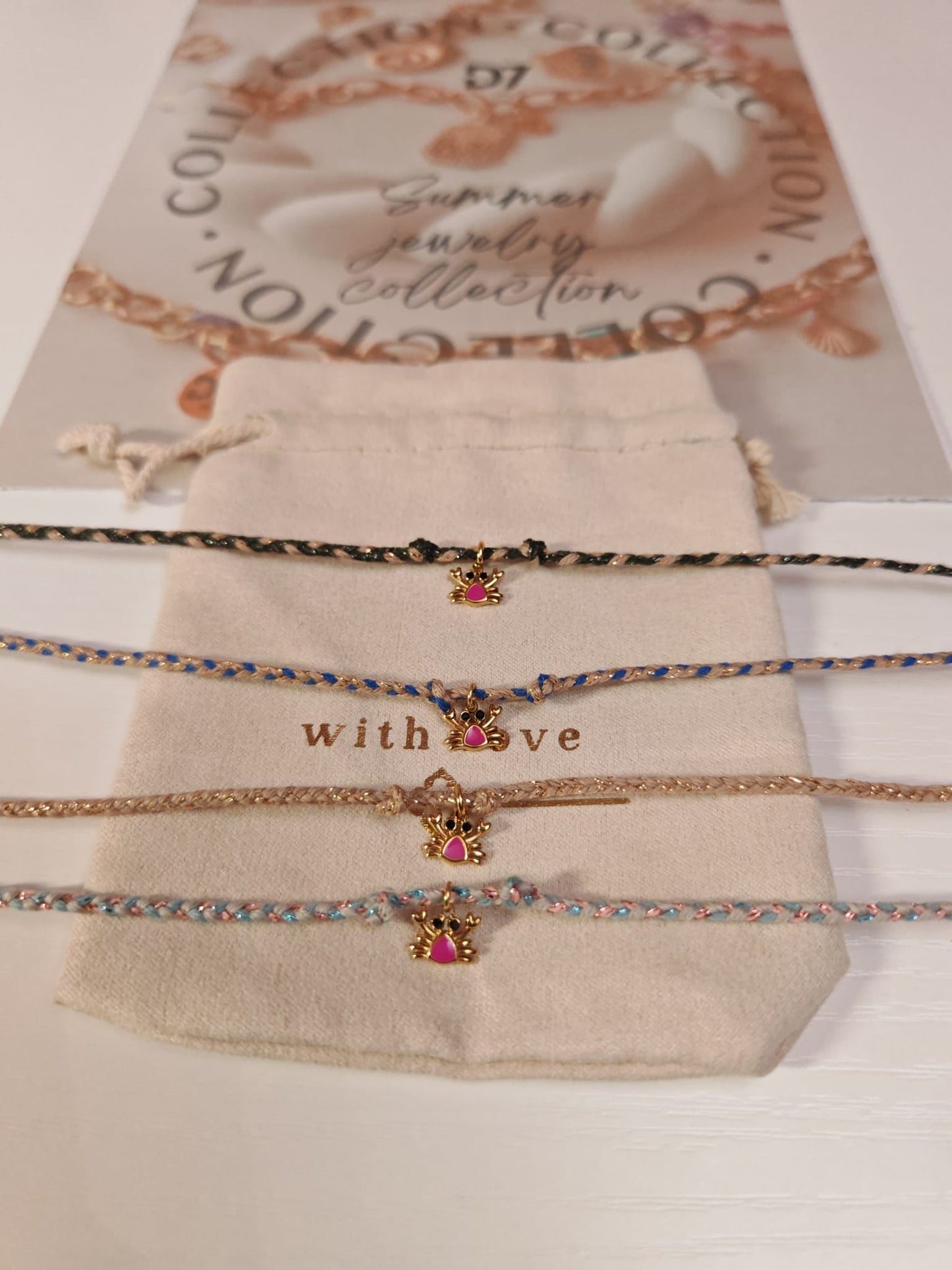 Tobillera Cangrejito Colores