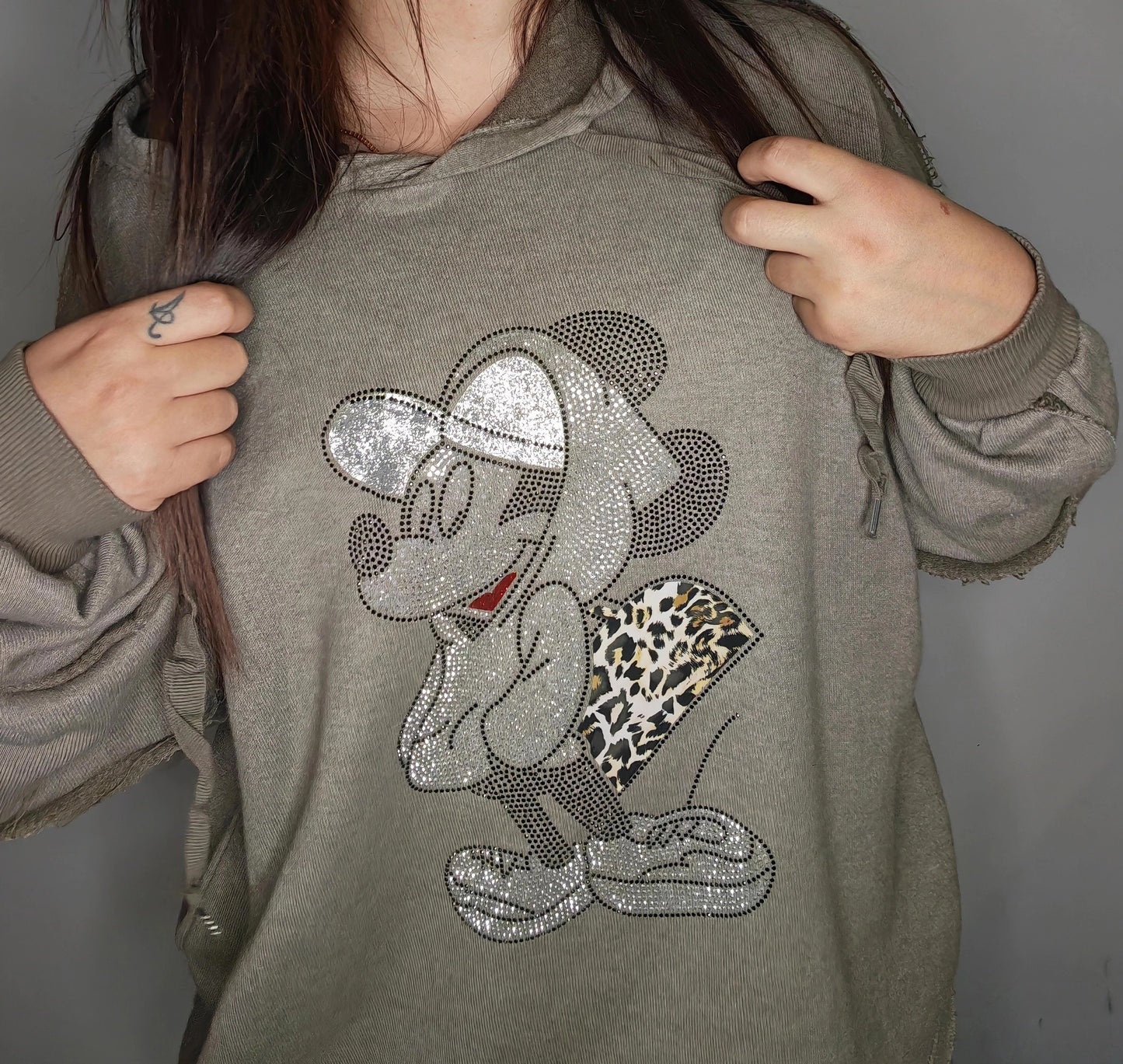 Sudadera Strass Minnie