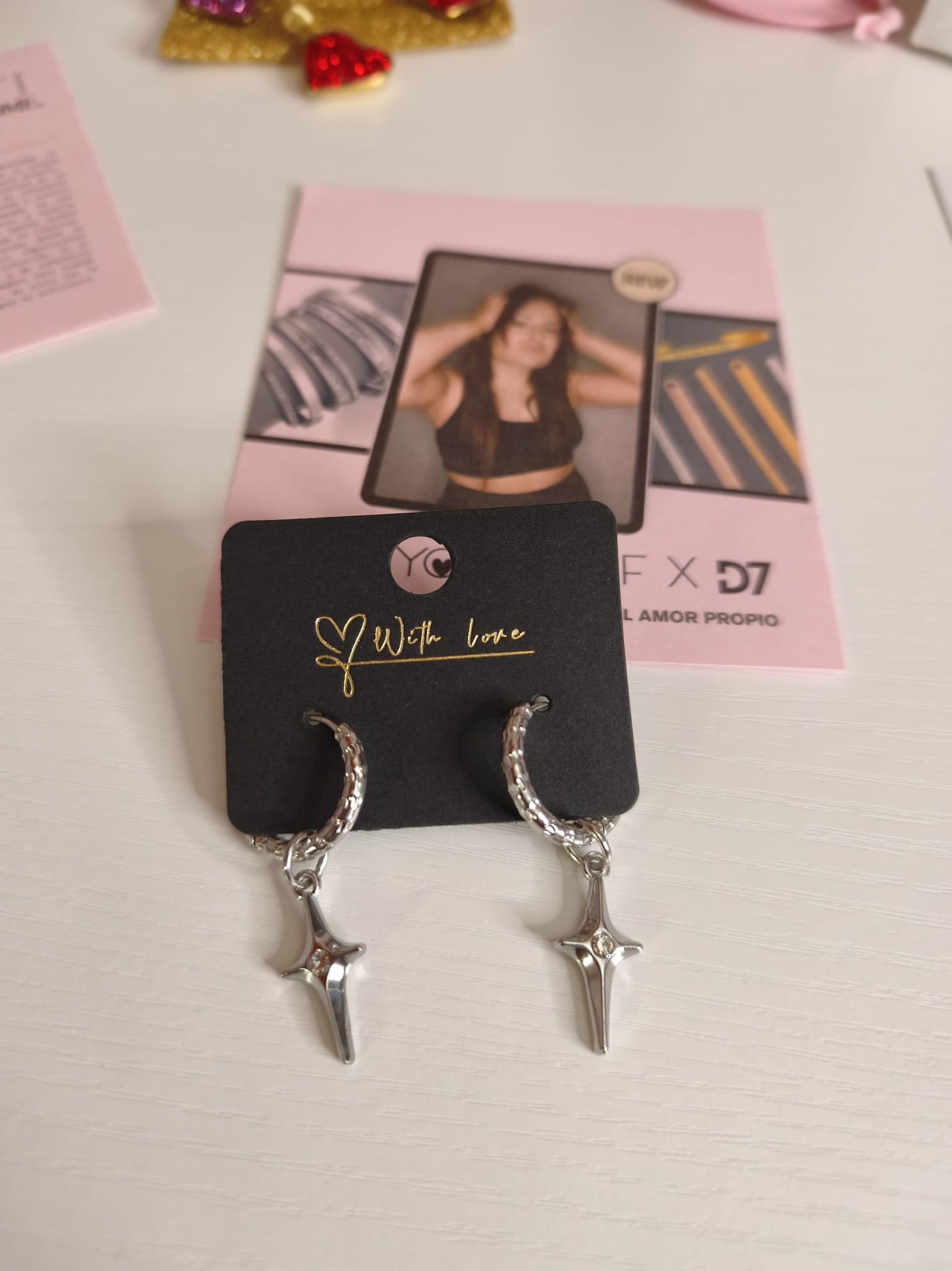 Pendientes Star Plata - D7