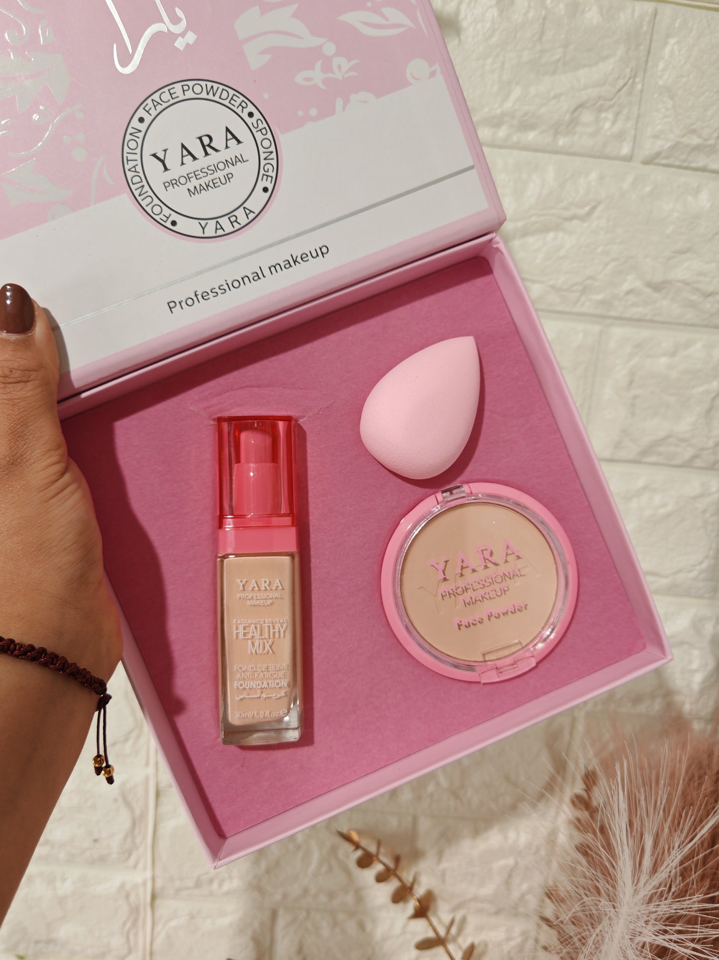Pack Maquillaje Profesional Yara Rosa