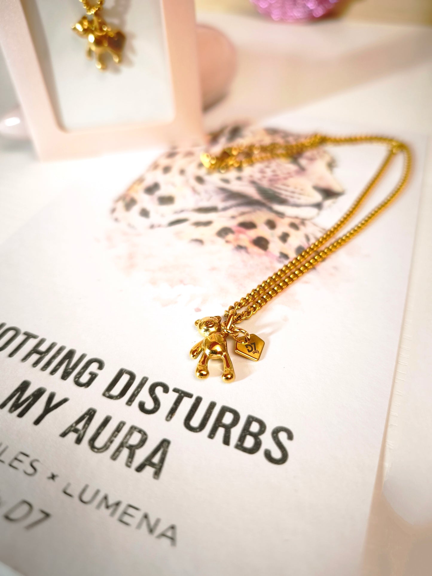 Collar Teddy Gold - NR x Lúmena