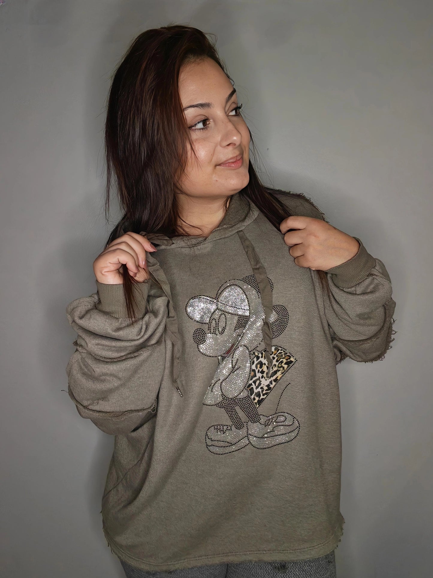 Sudadera Strass Minnie