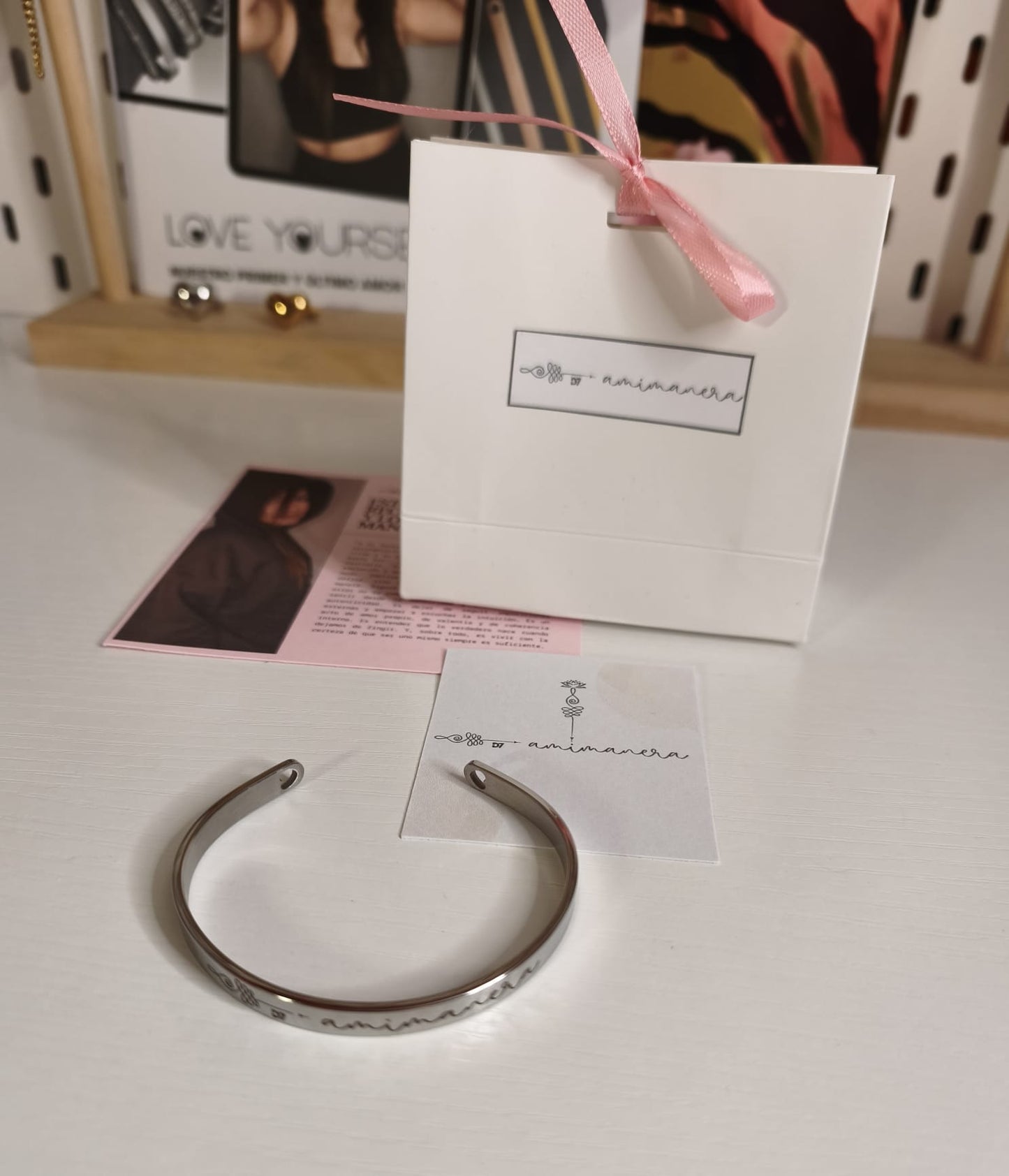 Pulsera AMIMANERA x D7 - Plata