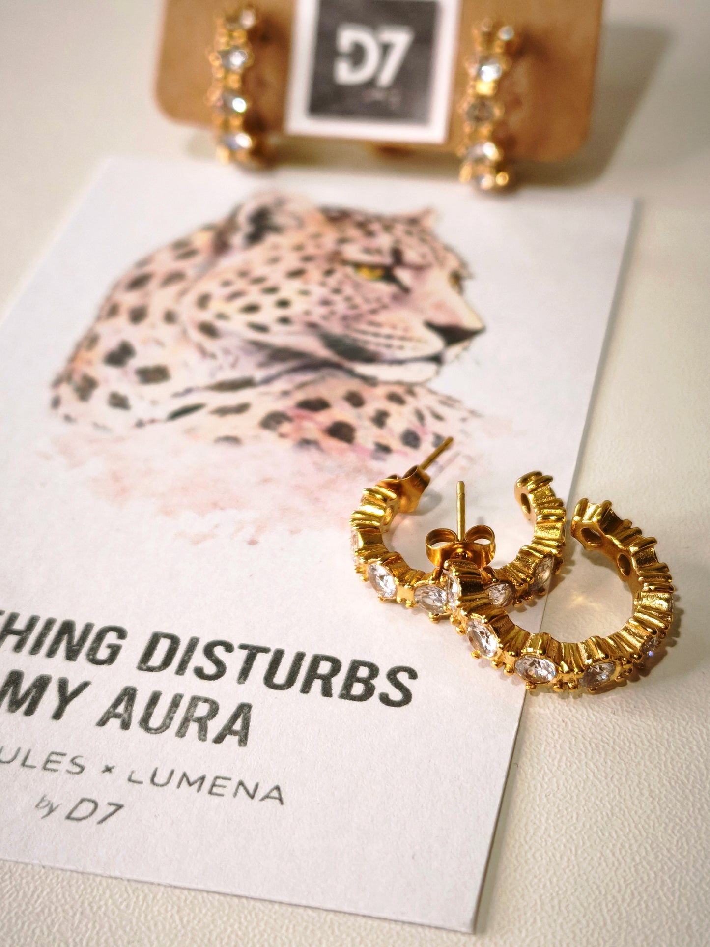 Pendientes Power Oro - NR x Lúmena