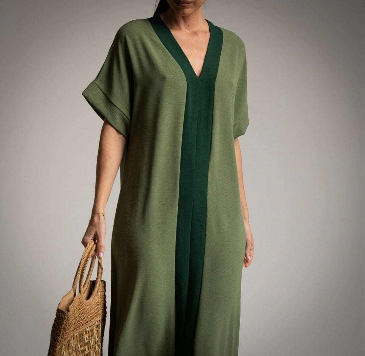 Vestido Kaftán Grecia Verde