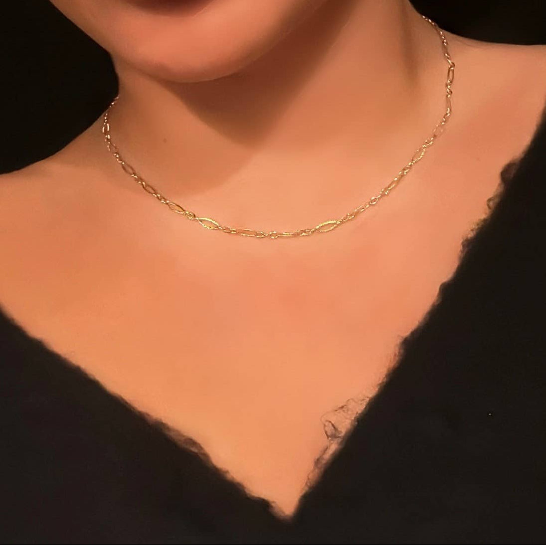 Collar Aire Oro – Colección AURA | D7