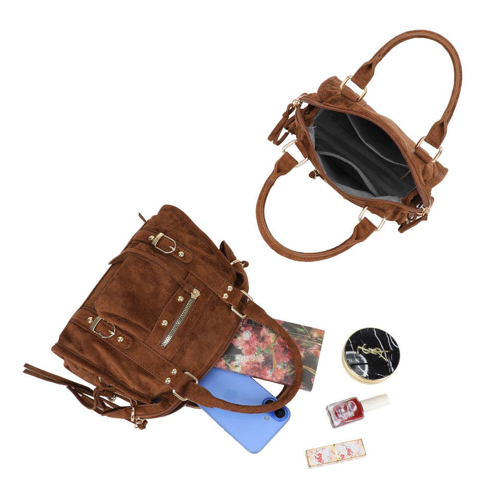 Skyla Pequeño Ante MARRÓN