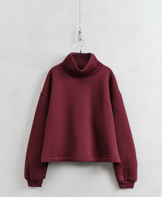 Sudadera Simple Cisne Burdeos LUMINA