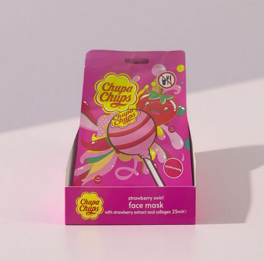 Mascarilla Facial Fresa y Colágeno Chupa Chups