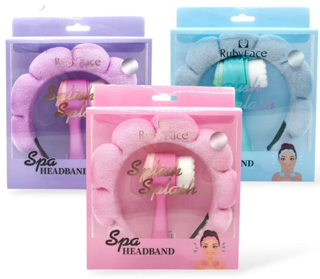 Set Diadema y Cepillo Skin Care