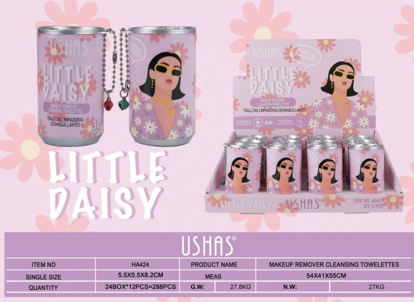 Toallitas Lata Little Daisy