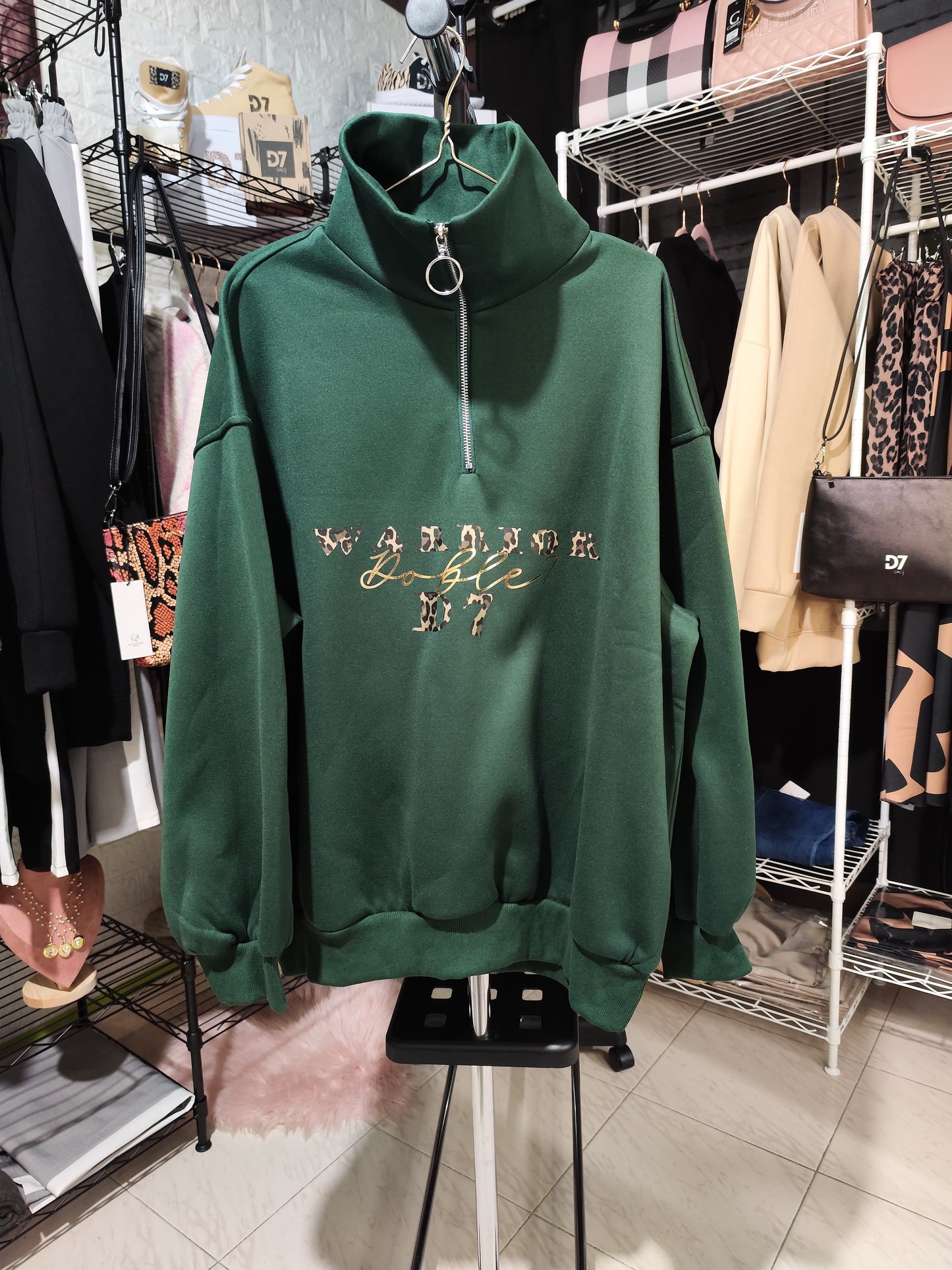 Sudadera WARRIOR D7 Verde