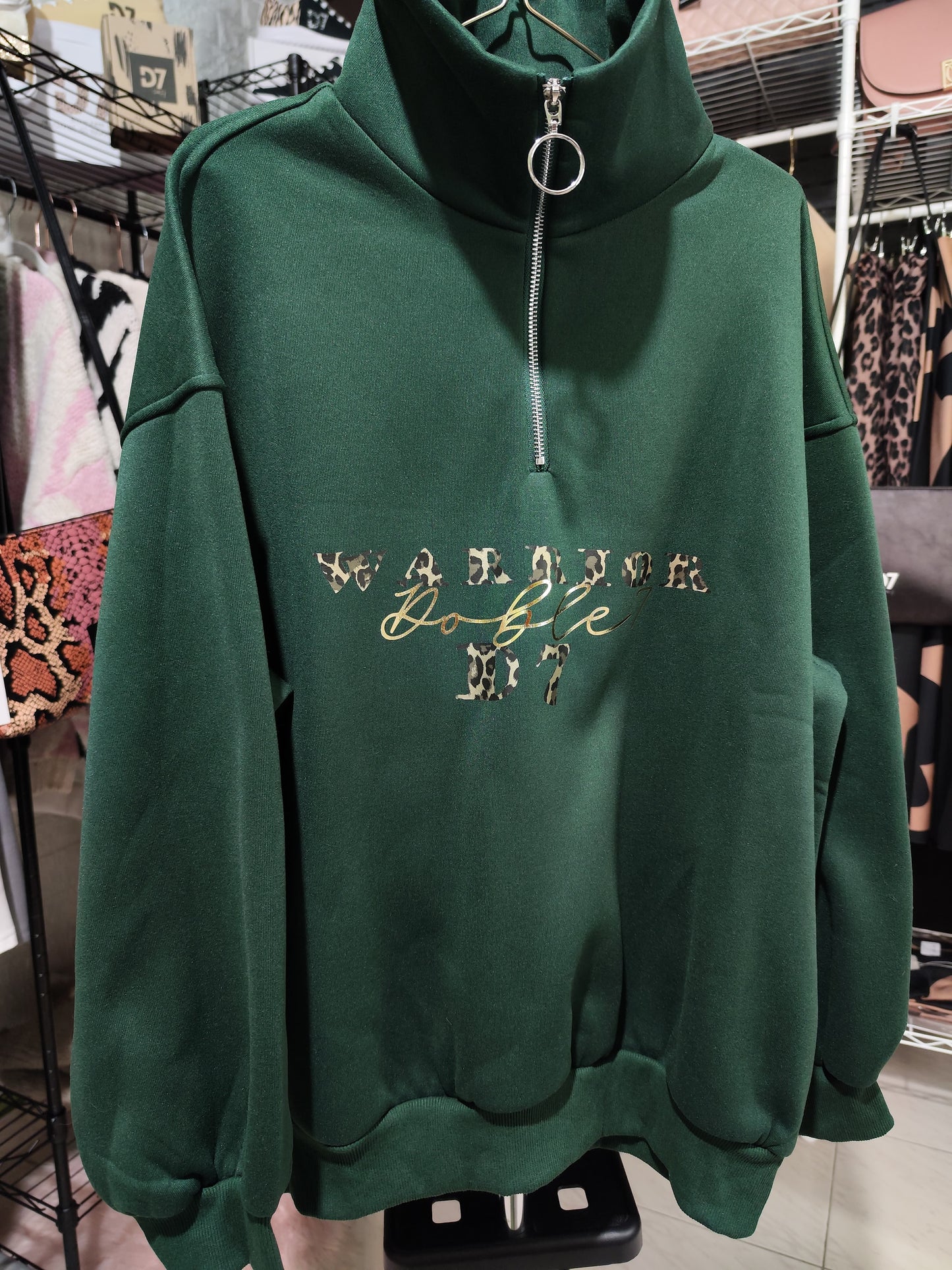 Sudadera WARRIOR D7 Verde