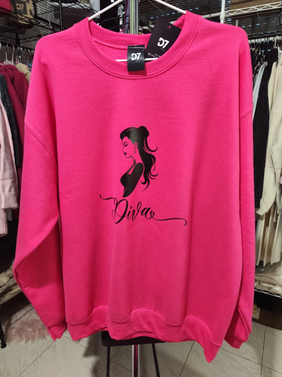 Sudadera DIVA D7  - Handmade