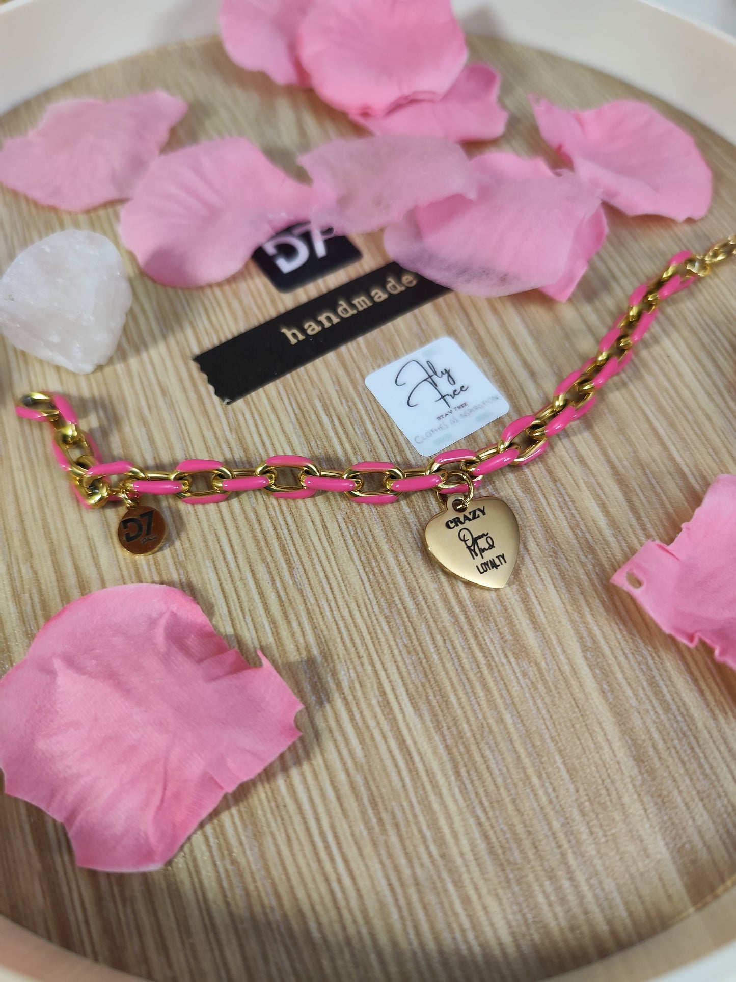 Pulsera Valores Fucsia D7