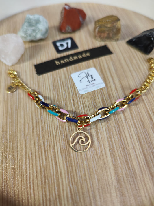 Pulsera Morriña D7 Oro