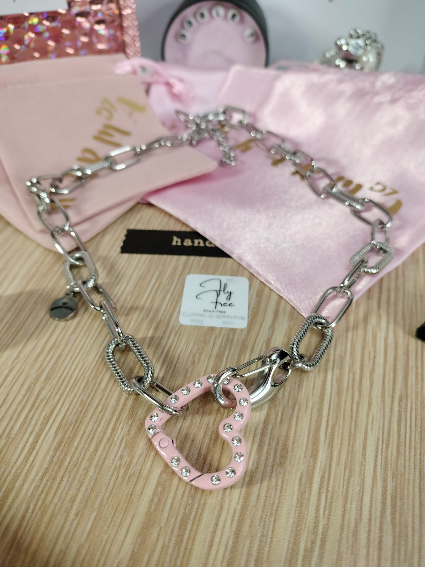 COLLAR PINK LOVE D7