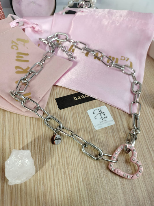 COLLAR PINK LOVE D7