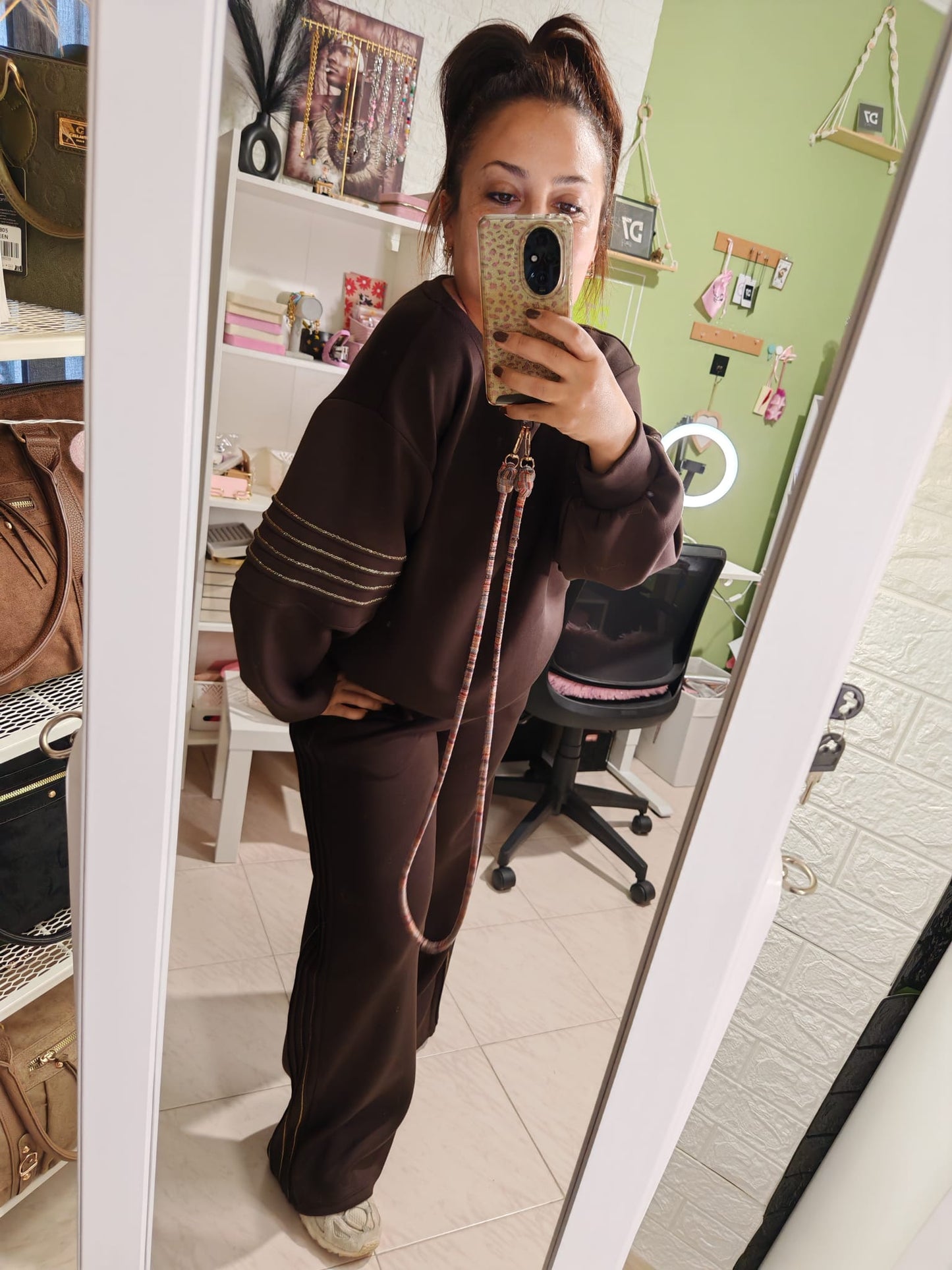 Sudadera Over Choco AMY