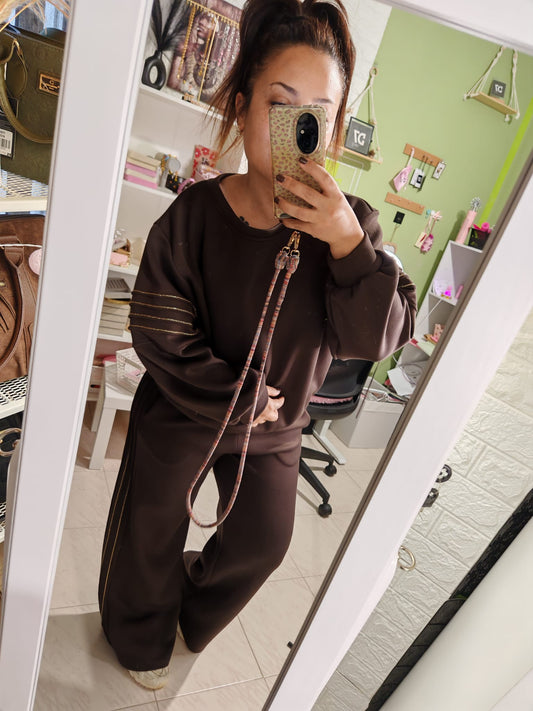 Sudadera Over Choco AMY