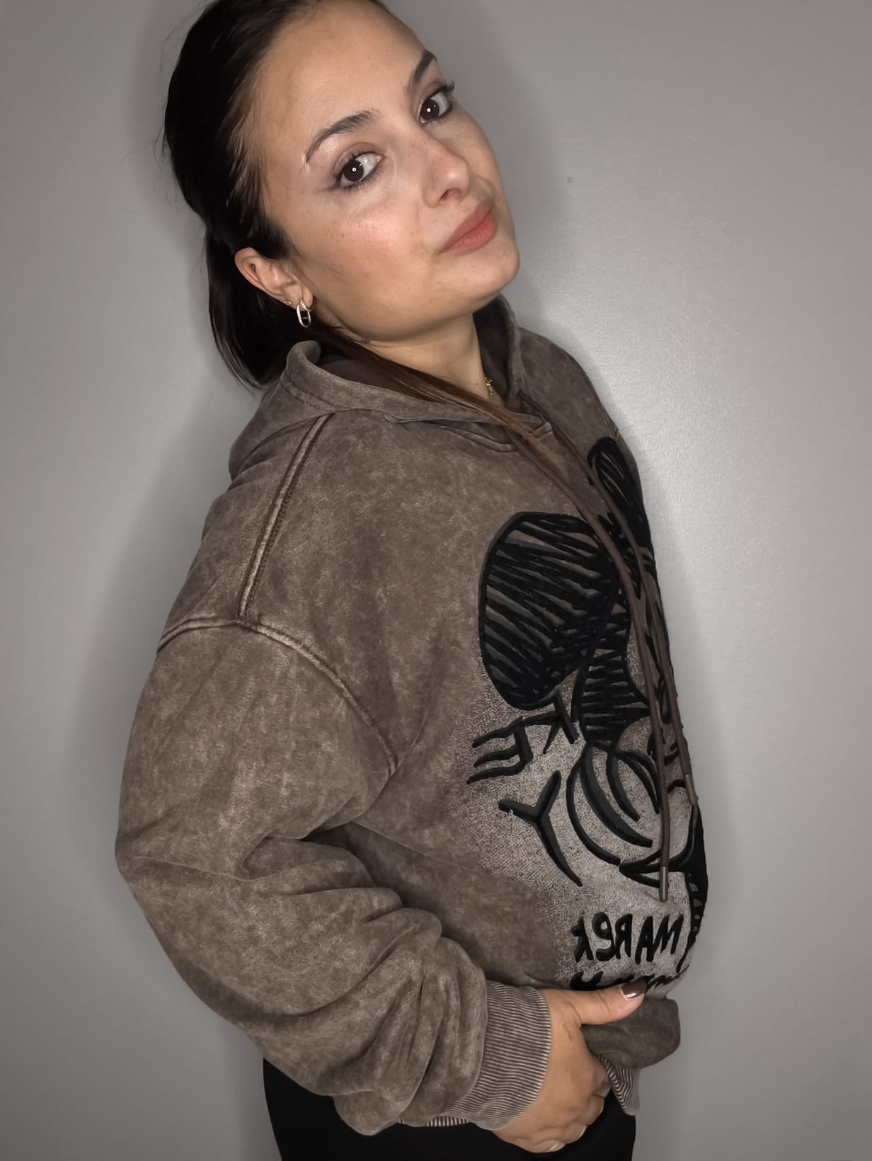 Sudadera Mickey Acid Wash Premium