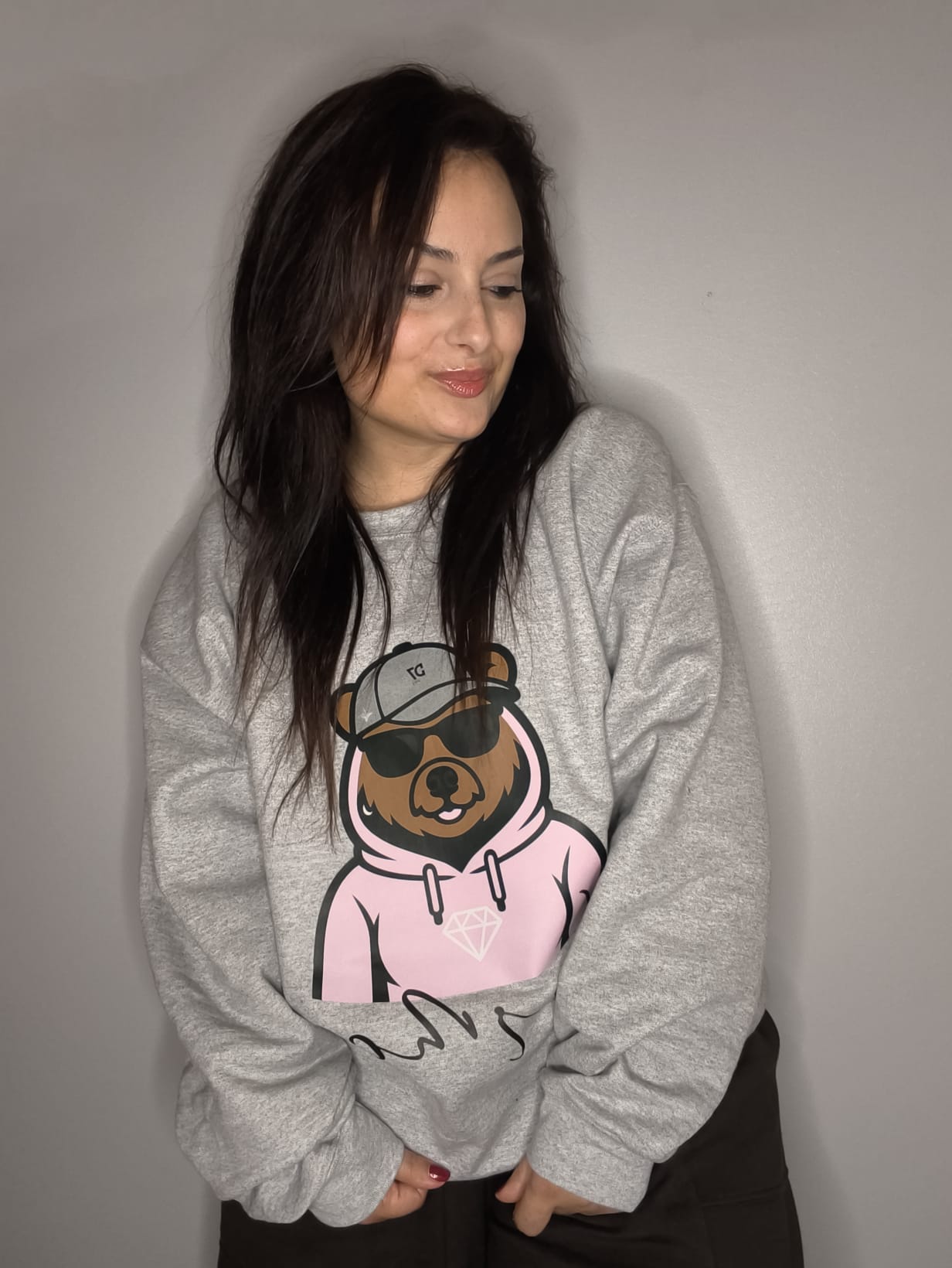 Sudadera Karma 2.0. Gris Sport - D7