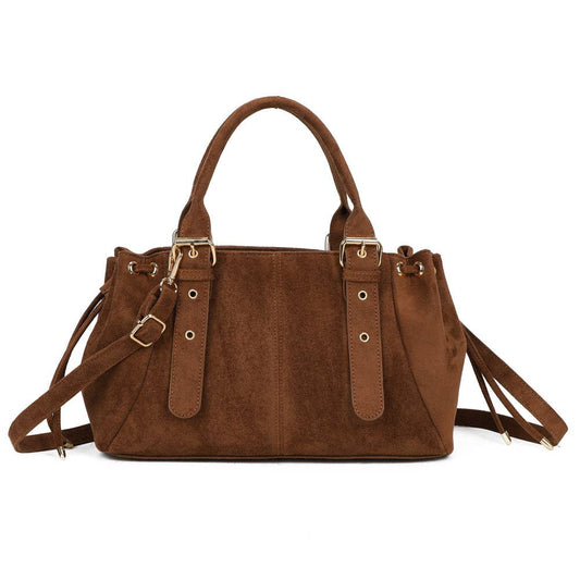 Bolso Esencial Ante Marrón