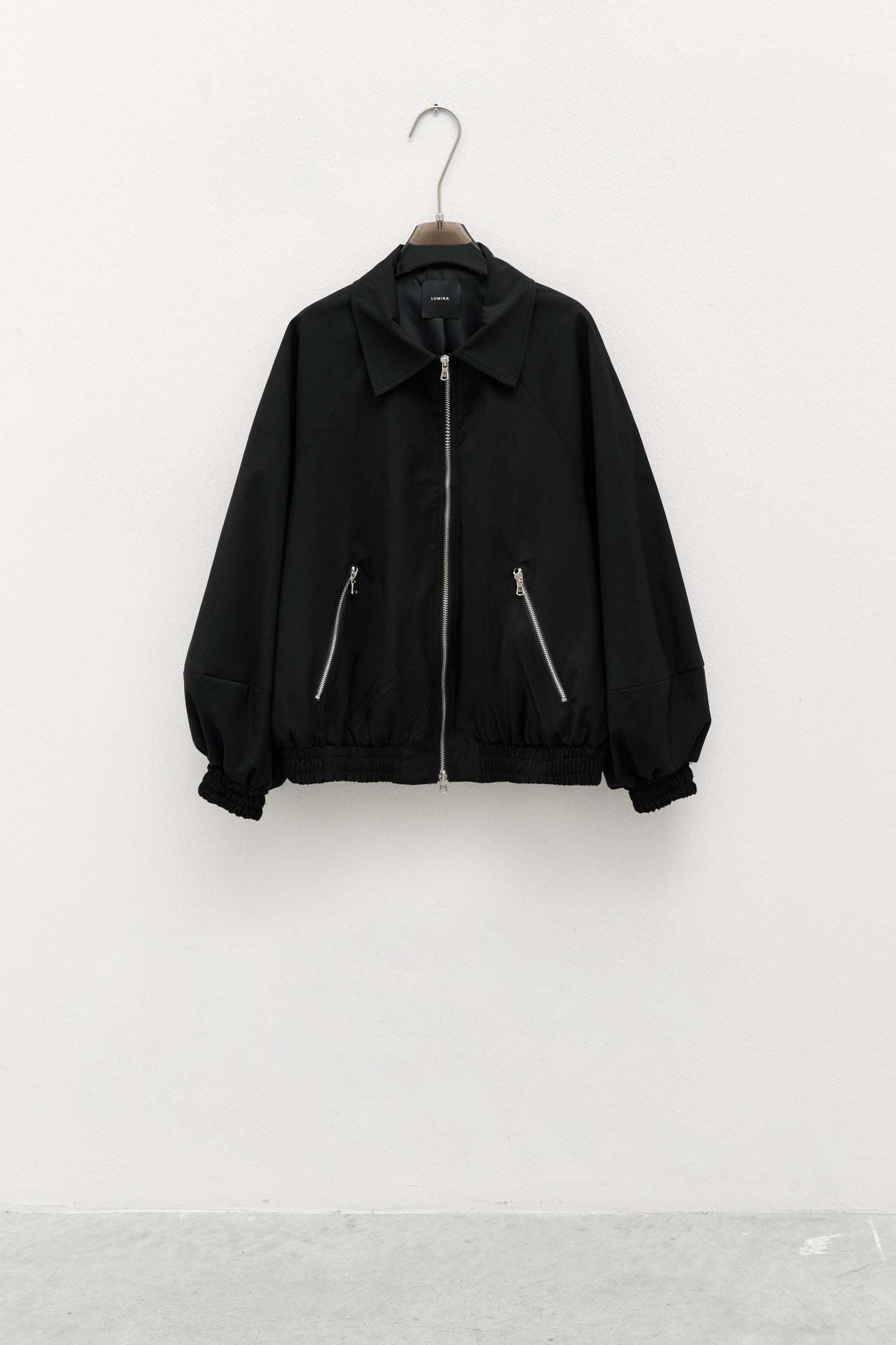 CHAQUETA BOMBER NEGRO LUM