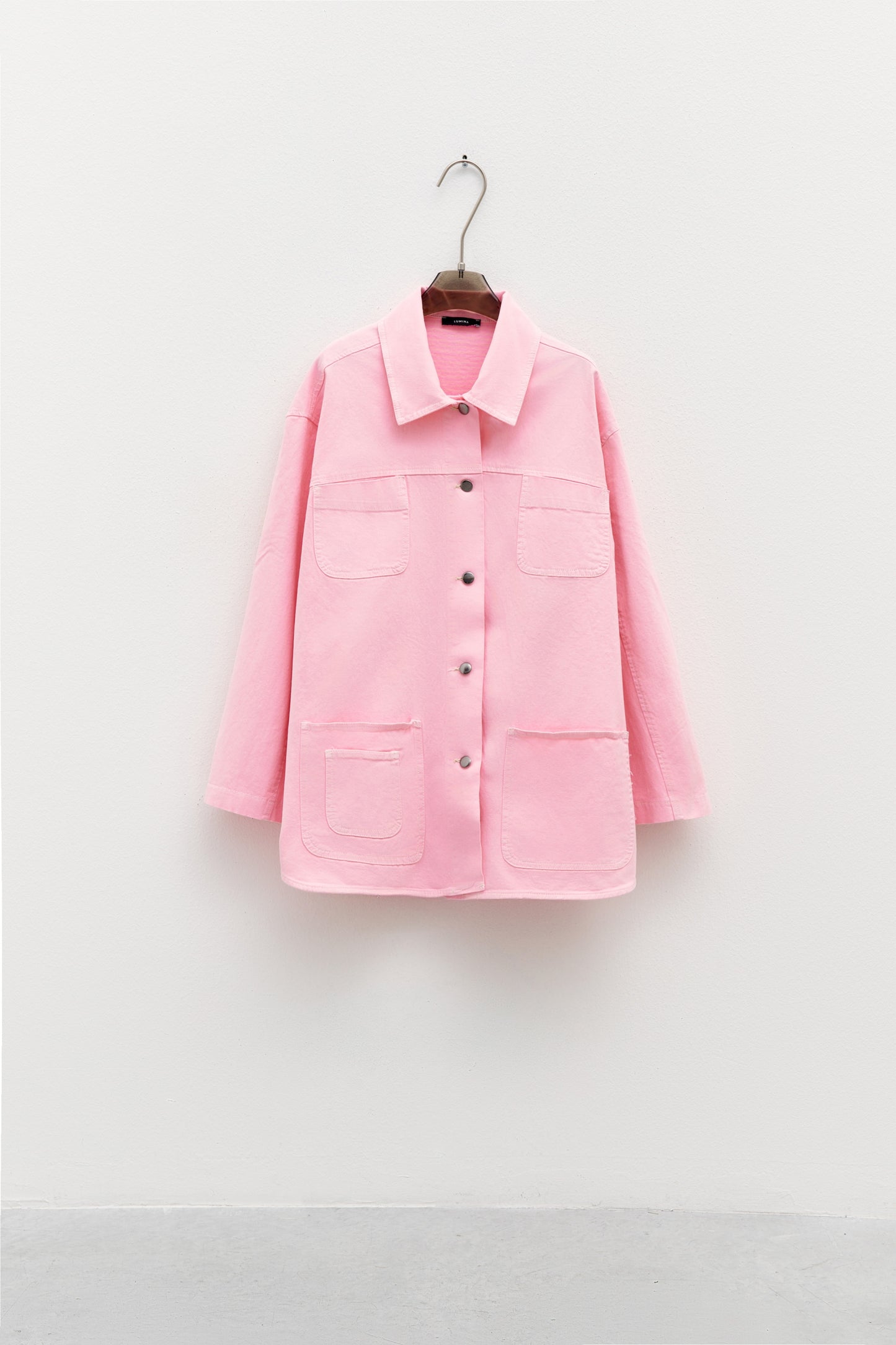 CHAQUETA OVERSIZE ROSA LUM