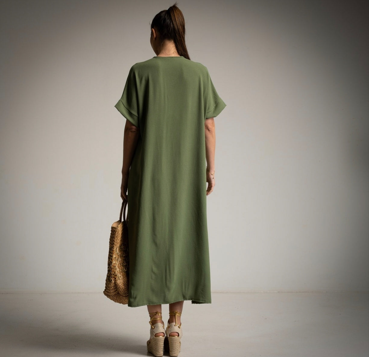 Vestido Kaftán Grecia Verde
