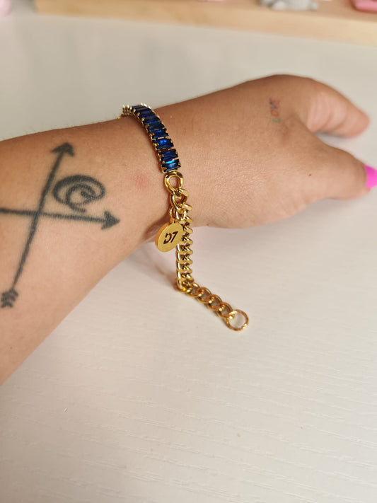 Pulsera Happy Azul D7