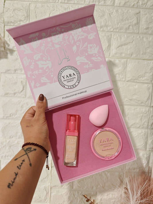 Pack Maquillaje Profesional Yara Rosa
