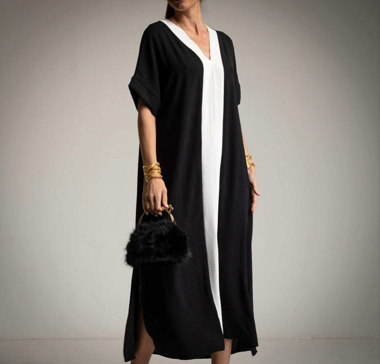 Vestido Kaftán Grecia Negro